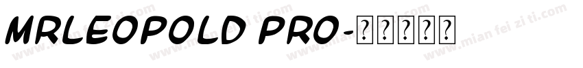 MrLeopold Pro字体转换
